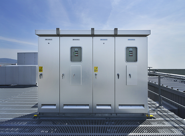 写真： SPACECOOLを標準搭載したCOOL分電盤