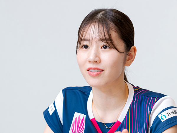 写真： 志田千陽選手