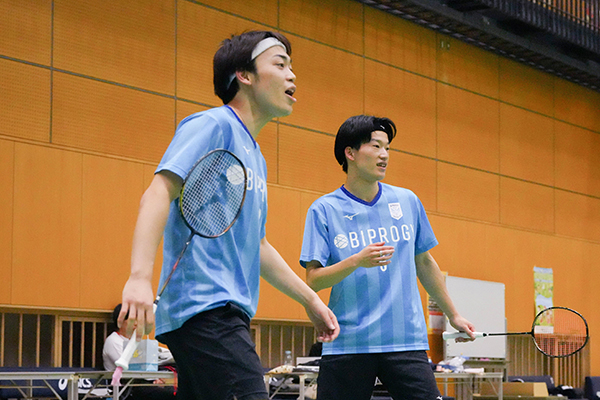 写真：熊谷翔選手と西大輝選手