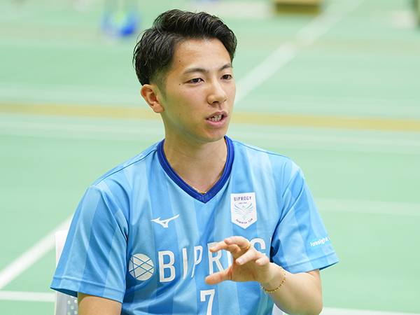 写真：渡邉航貴選手