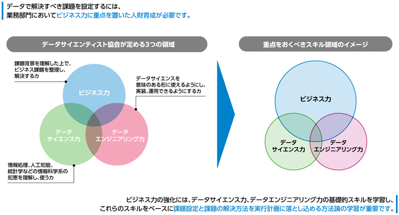 図版:課題解決に必要なスキルセット