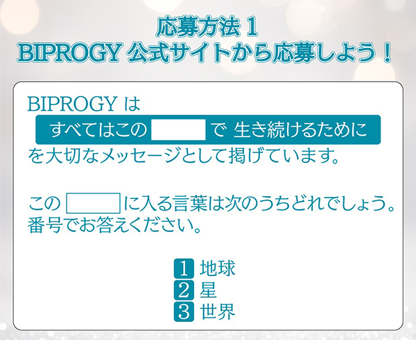 応募方法1 BIPROGY公式サイトから応募しよう！
